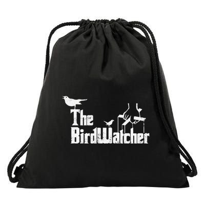 Bird Watching Funny Bird Watcher Drawstring Bag