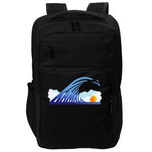 Blue Wave For Kamala Harris Funny Trump Impact Tech Backpack