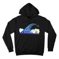 Blue Wave For Kamala Harris Funny Trump Tall Hoodie