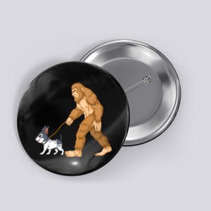 Bigfoot Walk French Bulldog Button