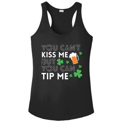 Bartender Waiter Funny St Patrick's Day Waitress Server Gift Ladies PosiCharge Competitor Racerback Tank