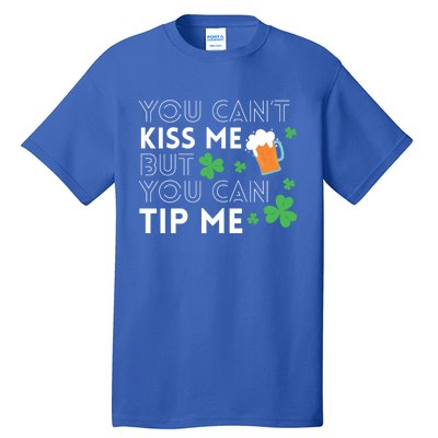 Bartender Waiter Funny St Patrick's Day Waitress Server Gift Tall T-Shirt