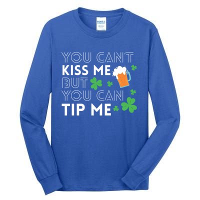 Bartender Waiter Funny St Patrick's Day Waitress Server Gift Tall Long Sleeve T-Shirt