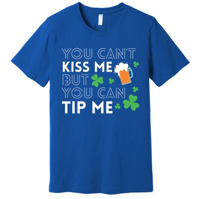 Bartender Waiter Funny St Patrick's Day Waitress Server Gift Premium T-Shirt