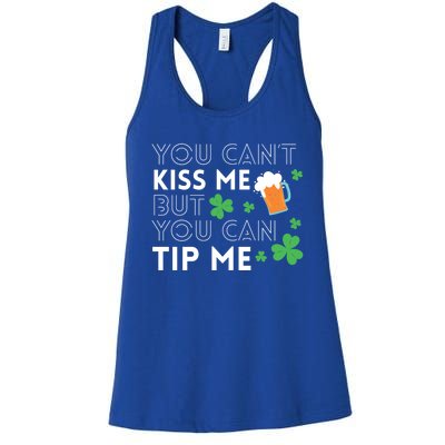 Bartender Waiter Funny St Patrick's Day Waitress Server Gift Women's Racerback Tank