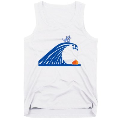 Blue Wave For Kamala Harris Trump Funny Sarcastic Tank Top