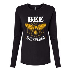 Bee Whisperer Funny Beekeeping & Beekeeper Womens Cotton Relaxed Long Sleeve T-Shirt