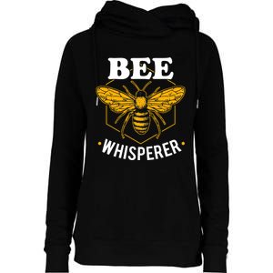 Bee Whisperer Funny Beekeeping & Beekeeper Womens Funnel Neck Pullover Hood