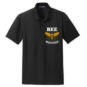 Bee Whisperer Funny Beekeeping & Beekeeper Dry Zone Grid Polo