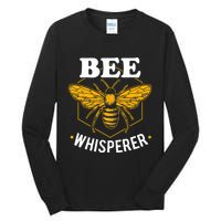 Bee Whisperer Funny Beekeeping & Beekeeper Tall Long Sleeve T-Shirt