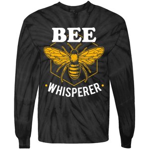 Bee Whisperer Funny Beekeeping & Beekeeper Tie-Dye Long Sleeve Shirt