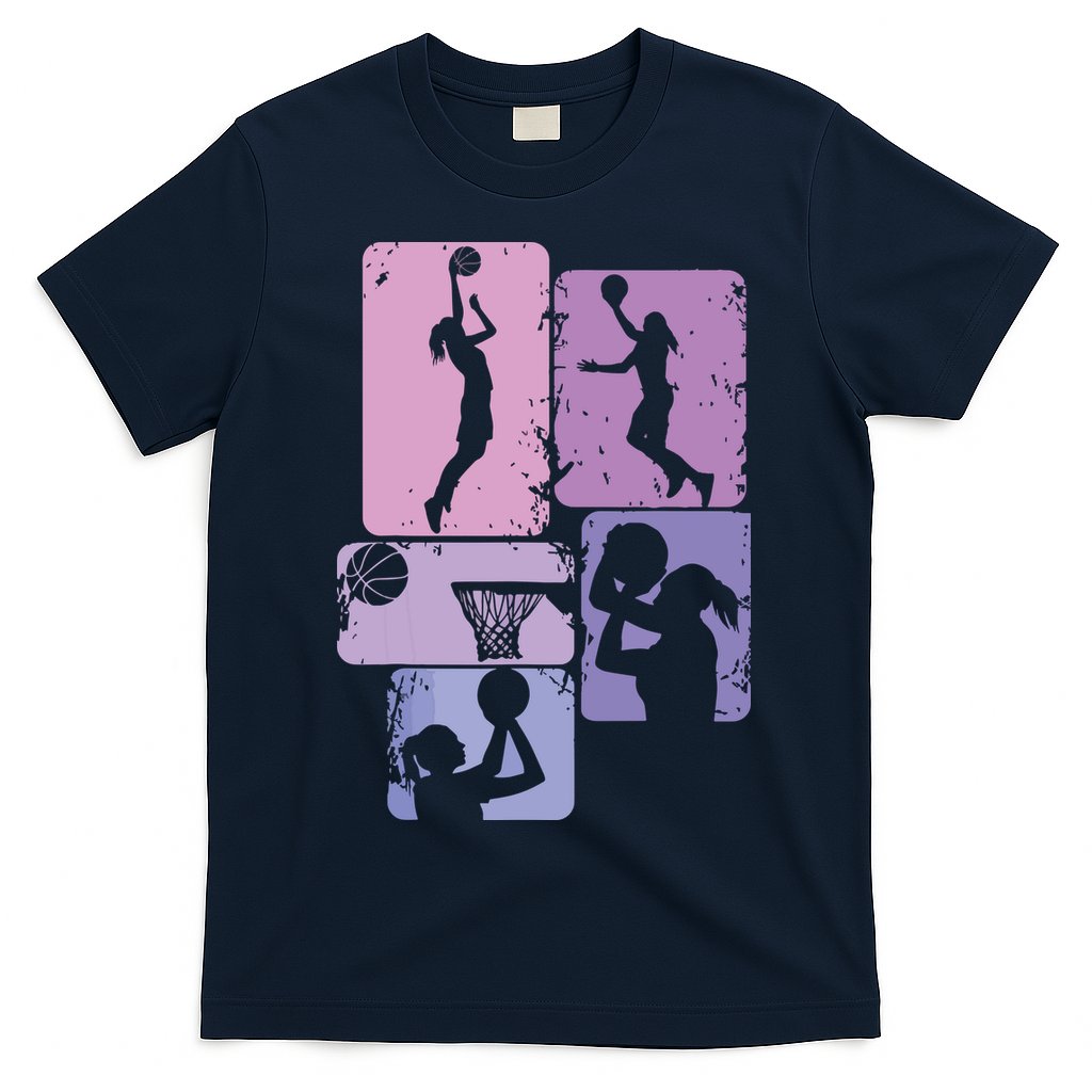 Basketball Women, Female Basketball Player T-Shirt