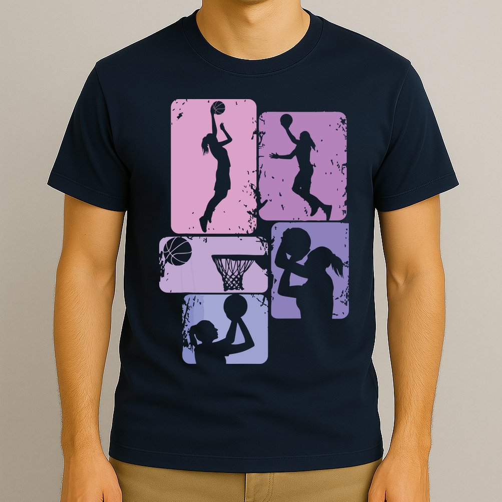 Basketball Women, Female Basketball Player T-Shirt