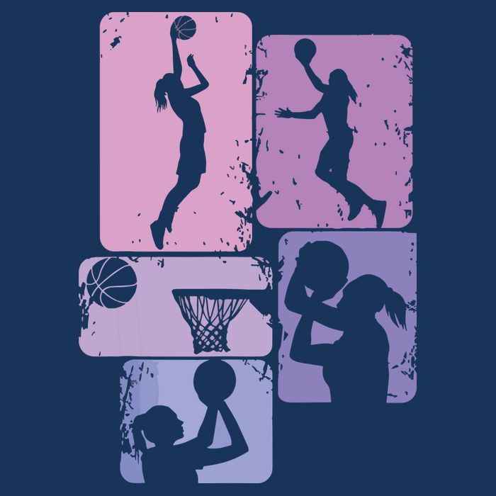 Basketball Women, Female Basketball Player T-Shirt