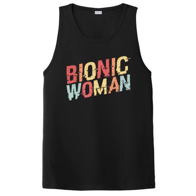 Bionic Woman Funny Injury And Surgery PosiCharge Competitor Tank