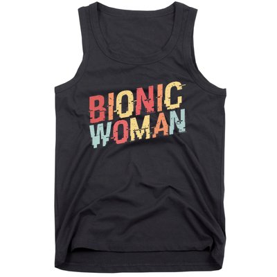 Bionic Woman Funny Injury And Surgery Tank Top