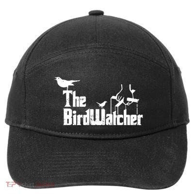 Bird Watching Funny Bird Watcher 7-Panel Snapback Hat