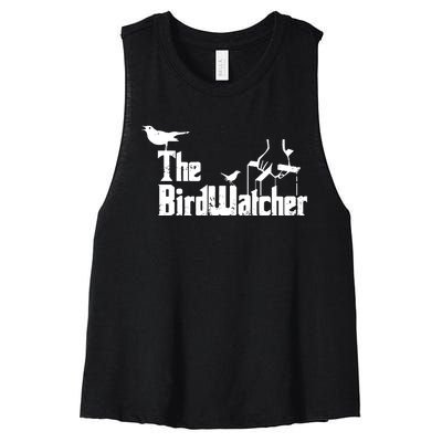 Bird Watching Funny Bird Watcher Women's Racerback Cropped Tank