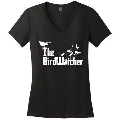 Bird Watching Funny Bird Watcher Women's V-Neck T-Shirt