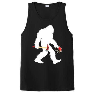 Bigfoot Wildland Firefighter Woodland Sasquatch Fireman PosiCharge Competitor Tank