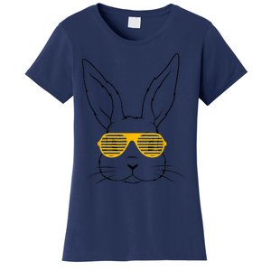 Bunny With Fun Glasses Happy Easter Women Gift Women's T-Shirt