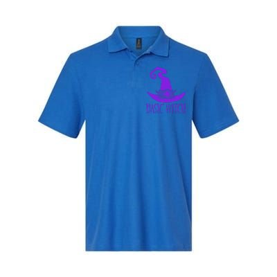 Basic Witch Funny Halloween Costume Gift Softstyle Adult Sport Polo