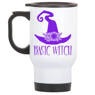 Basic Witch Funny Halloween Costume Gift Stainless Steel Travel Mug