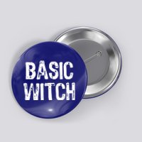 Basic Witch Funny Halloween Gift Button