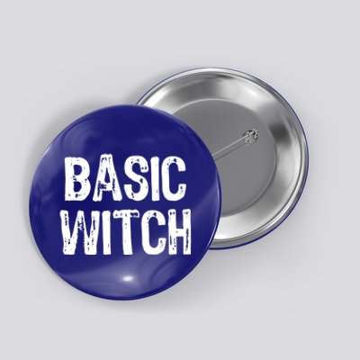 Basic Witch Funny Halloween Gift Button