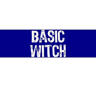 Basic Witch Funny Halloween Gift Bumper Sticker