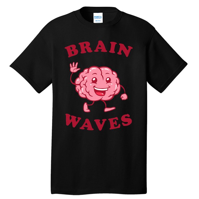 Brain Waves Funny Science Biology Tall T-Shirt