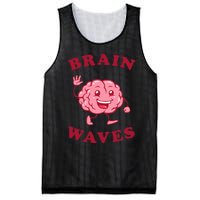 Brain Waves Funny Science Biology Mesh Reversible Basketball Jersey Tank