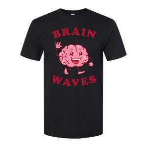 Brain Waves Funny Science Biology Softstyle CVC T-Shirt