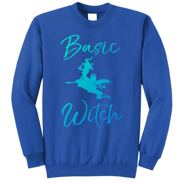 Basic Witch Funny Halloween Party Costume Funny Gift Sweatshirt