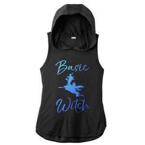 Basic Witch Funny Halloween Party Costume Funny Gift Ladies PosiCharge Tri-Blend Wicking Draft Hoodie Tank