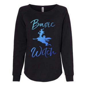 Basic Witch Funny Halloween Party Costume Funny Gift Womens California Wash Sweatshirt