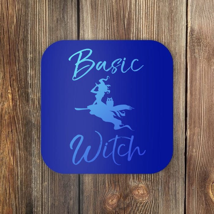 Basic Witch Funny Halloween Party Costume Funny Gift Coaster