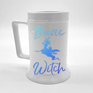 Basic Witch Funny Halloween Party Costume Funny Gift Beer Stein