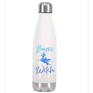 Basic Witch Funny Halloween Party Costume Funny Gift Stainless Steel Insulated Water Bottle