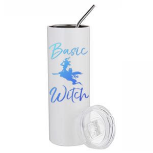 Basic Witch Funny Halloween Party Costume Funny Gift Stainless Steel Tumbler