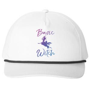 Basic Witch Funny Halloween Party Costume Funny Gift Snapback Five-Panel Rope Hat