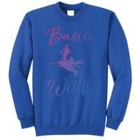 Basic Witch Funny Halloween Party Costume Funny Gift Sweatshirt