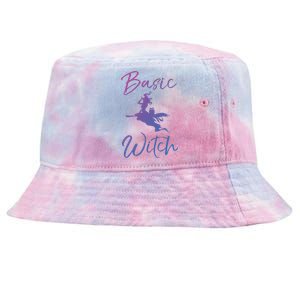 Basic Witch Funny Halloween Party Costume Funny Gift Tie-Dyed Bucket Hat