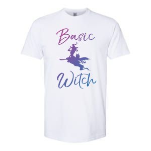 Basic Witch Funny Halloween Party Costume Funny Gift Softstyle CVC T-Shirt