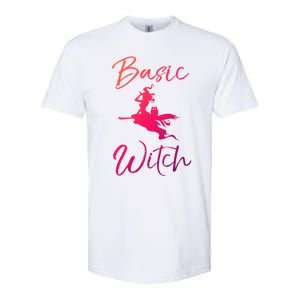 Basic Witch Funny Halloween Party Costume Funny Gift Softstyle CVC T-Shirt