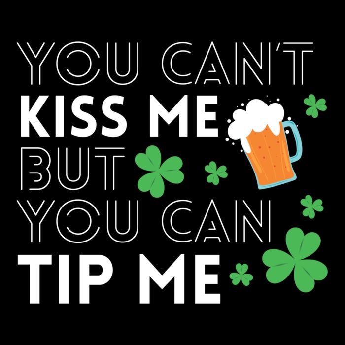 Bartender Waiter Funny St Patrick's Day Waitress Server Gift Cool Gift Drawstring Bag