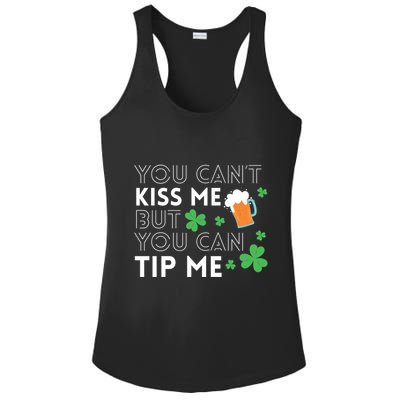 Bartender Waiter Funny St Patrick's Day Waitress Server Gift Cool Gift Ladies PosiCharge Competitor Racerback Tank