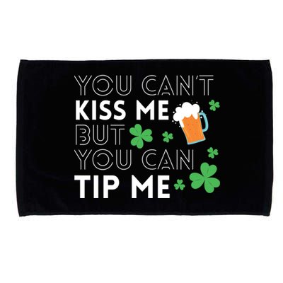 Bartender Waiter Funny St Patrick's Day Waitress Server Gift Cool Gift Microfiber Hand Towel