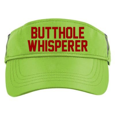 Butthole Whisperer Funny Sarcastic Joke Adult Drive Performance Visor