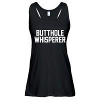 Butthole Whisperer Funny Sarcastic Joke Ladies Essential Flowy Tank
